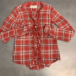 Plaid button up from Abercrombie, XS